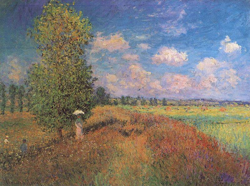Claude Monet Sommer. Klatschmohnfeld oil painting image